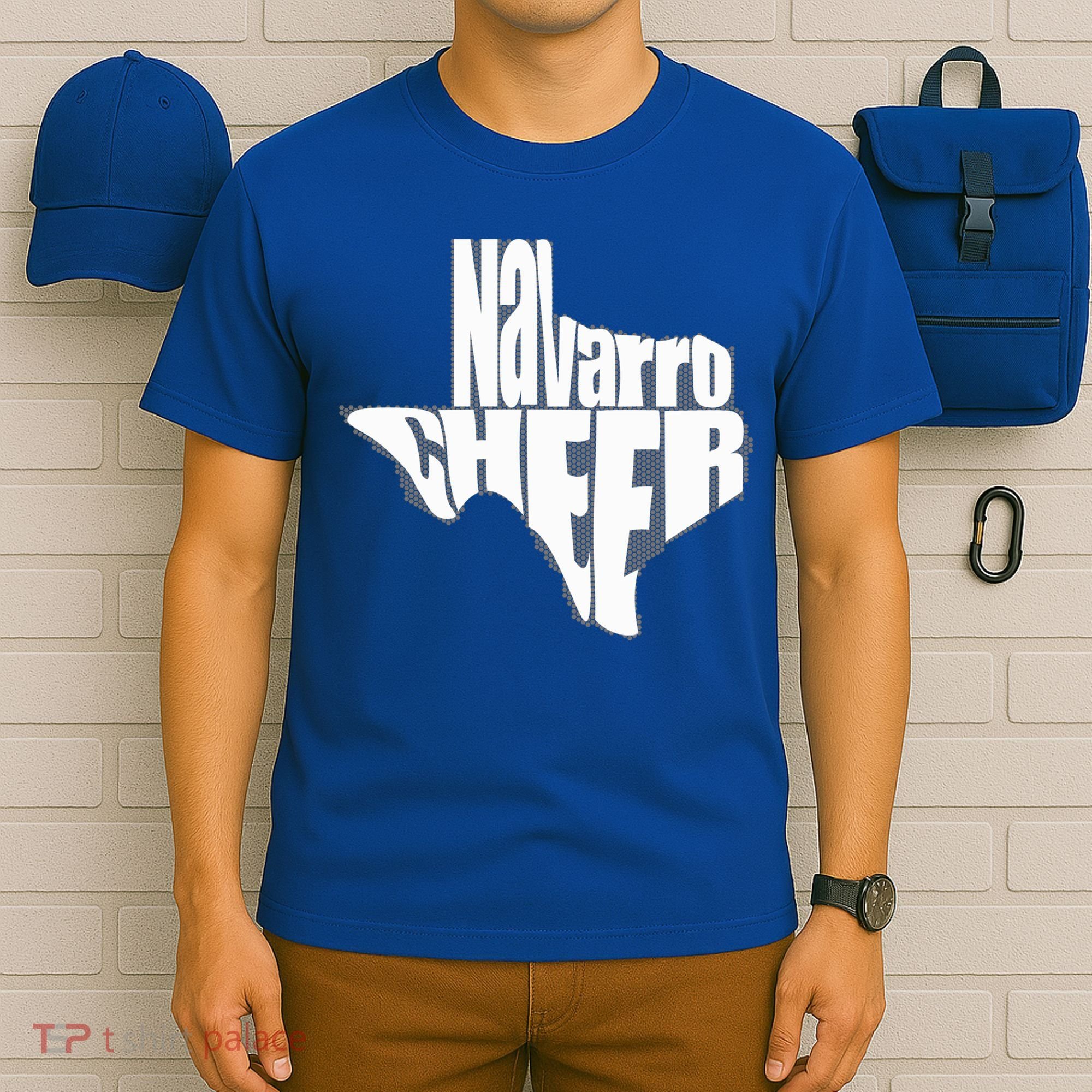 Texas Map Navarro Cheer Apparel Gift Navarro Cheer Gift T-Shirt