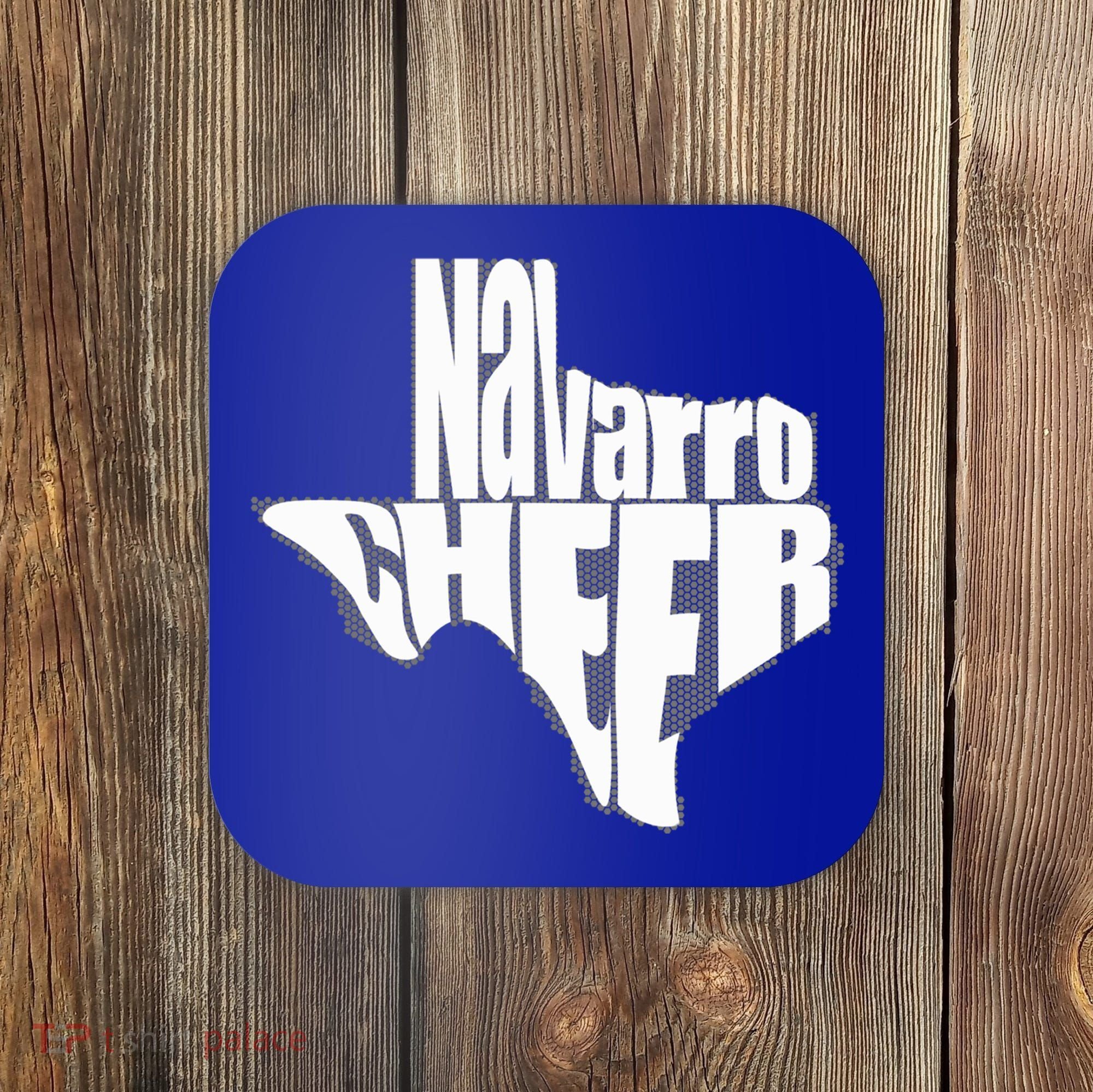 Texas Map Navarro Cheer Apparel Gift Navarro Cheer Gift Coaster