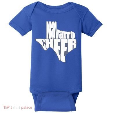 Texas Map Navarro Cheer Apparel Gift Navarro Cheer Gift Baby Bodysuit