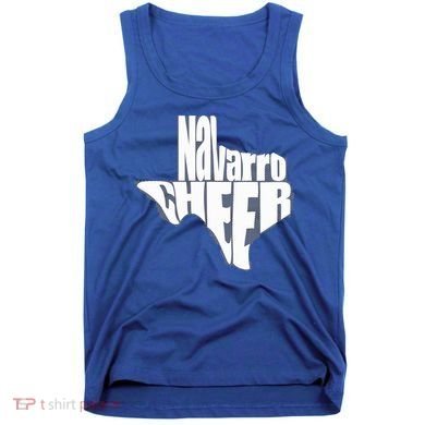 Texas Map Navarro Cheer Apparel Gift Navarro Cheer Gift Tank Top