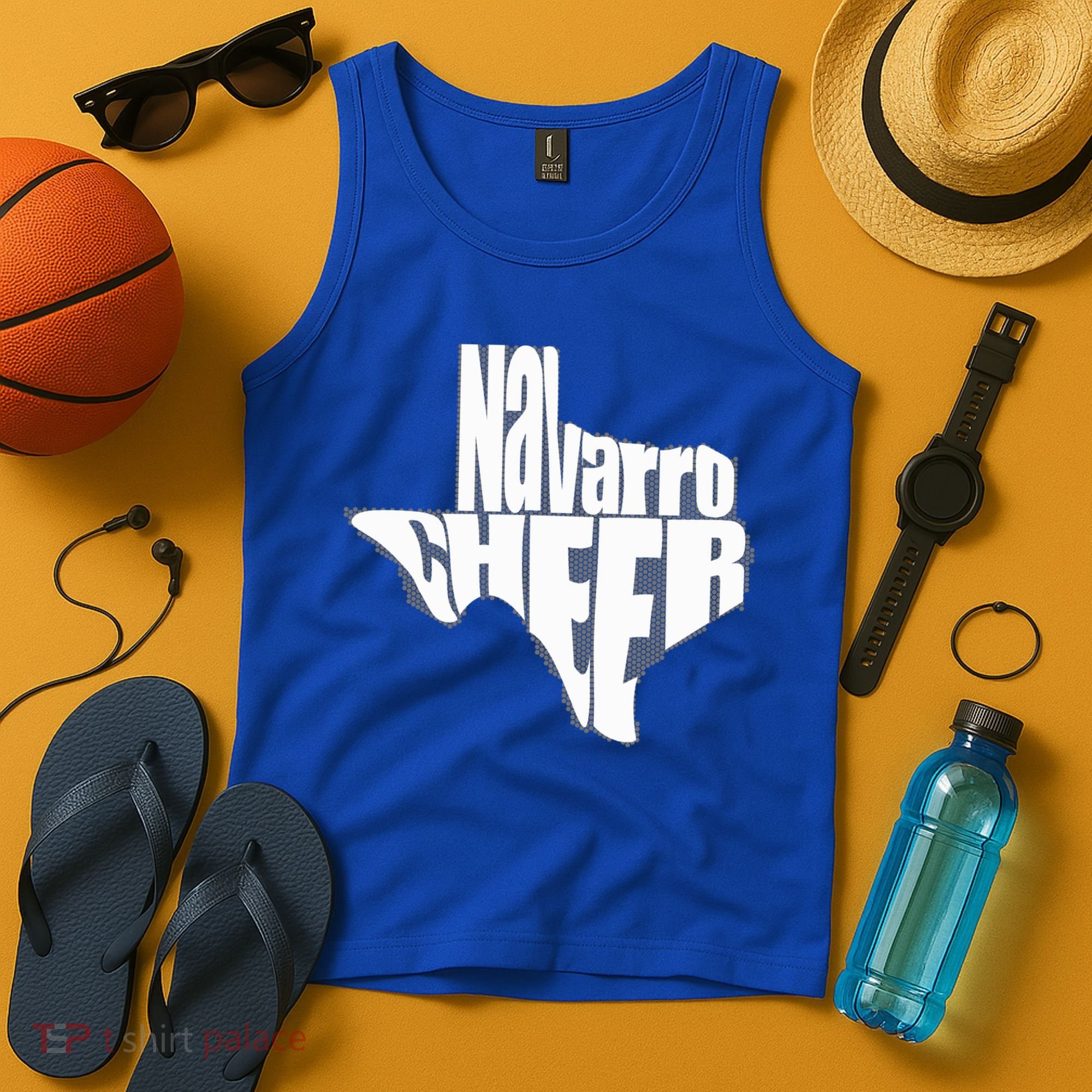Texas Map Navarro Cheer Apparel Gift Navarro Cheer Gift Tank Top