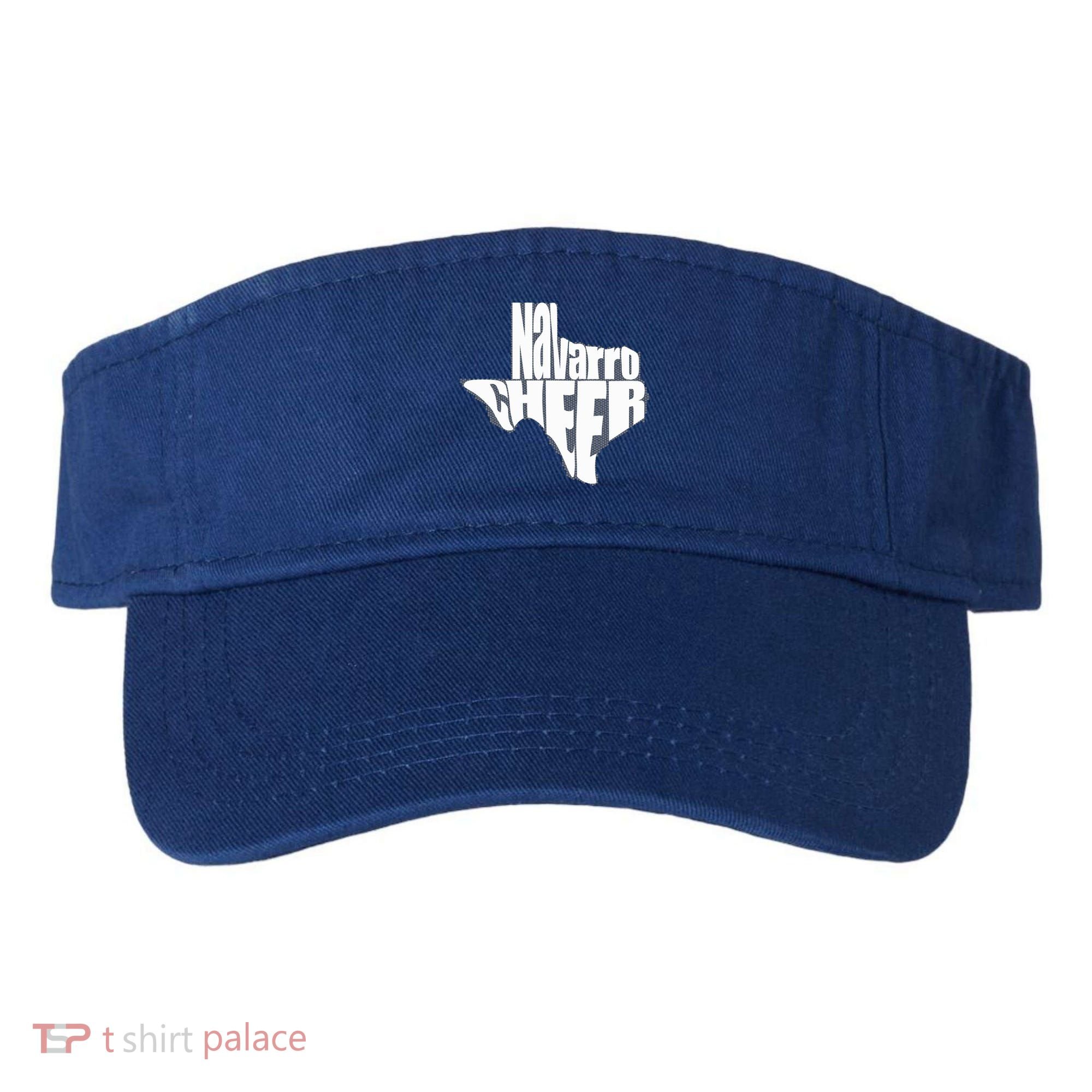 Texas Map Navarro Cheer Apparel Gift Navarro Cheer Gift Visor