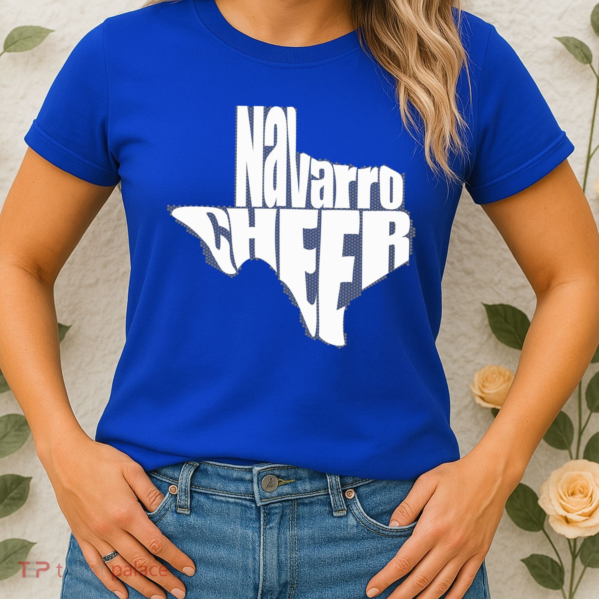 Texas Map Navarro Cheer Apparel Gift Navarro Cheer Gift Women's T-Shirt