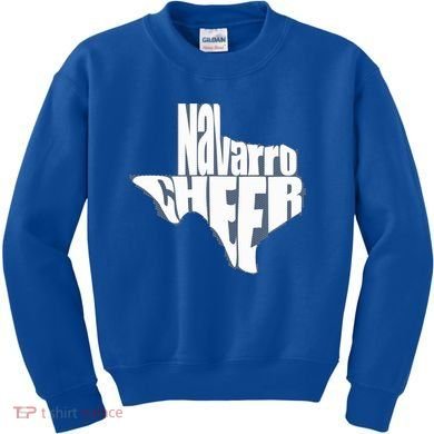 Texas Map Navarro Cheer Apparel Gift Navarro Cheer Gift Kids Sweatshirt