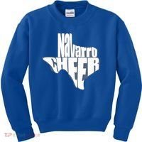 Texas Map Navarro Cheer Apparel Gift Navarro Cheer Gift Kids Sweatshirt thumb 0