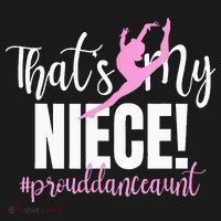Thats My Niece Dance Aunt Of A Dancer Dancing Auntie Women's Tank Top thumb 5