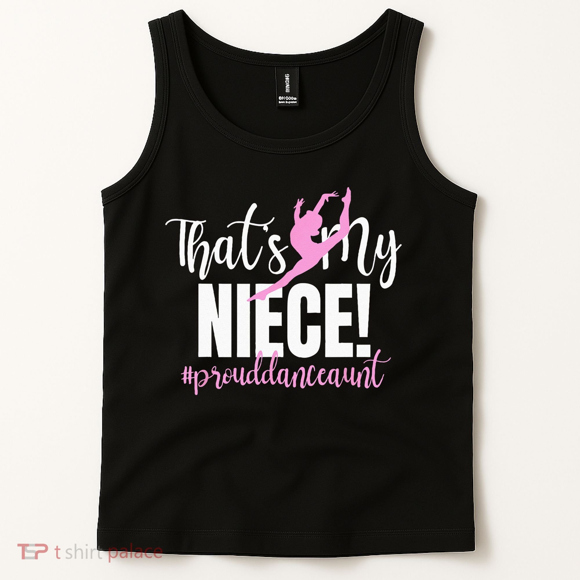 Thats My Niece Dance Aunt Of A Dancer Dancing Auntie Tank Top