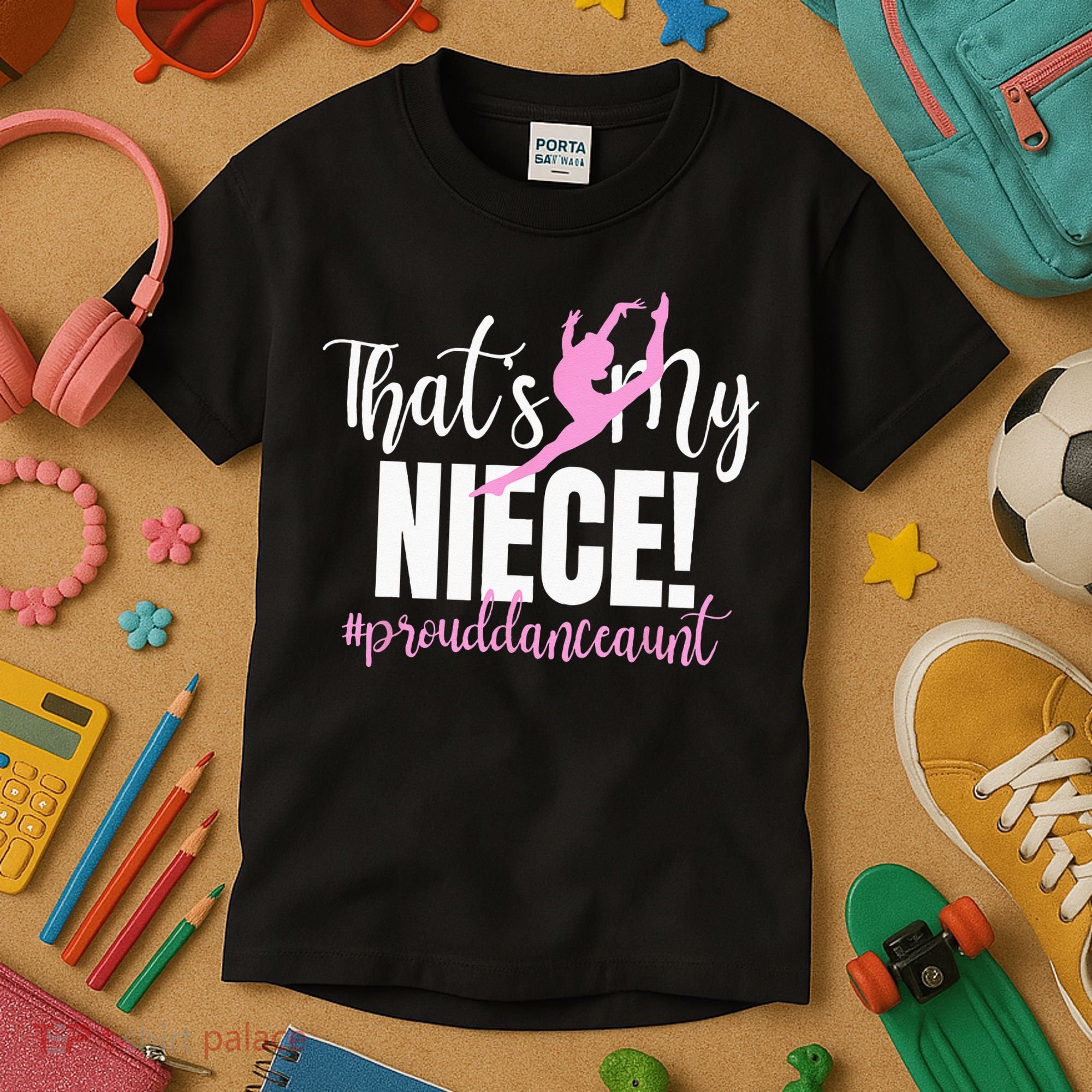 Thats My Niece Dance Aunt Of A Dancer Dancing Auntie Kids T-Shirt