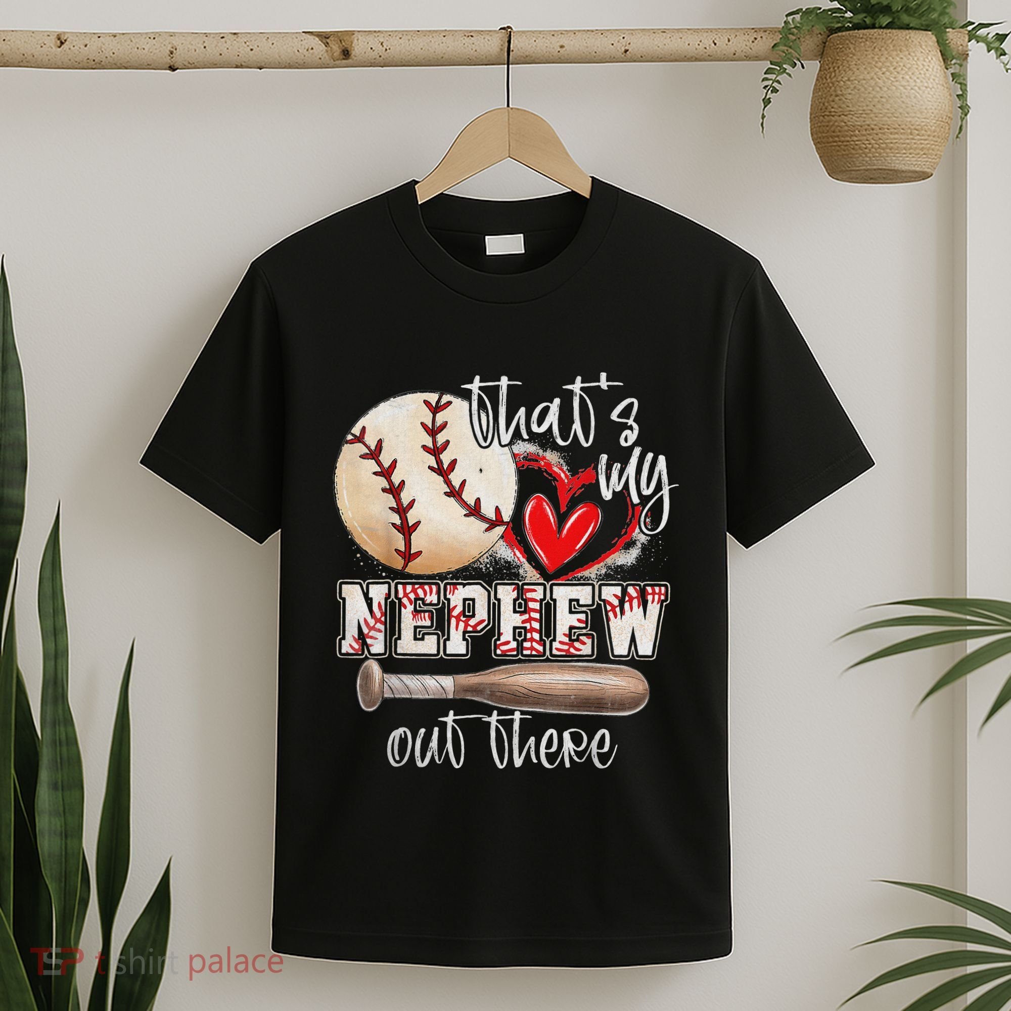 ThatS My Nephew Out There Baseball Aunt Auntie MotherS Day T-Shirt