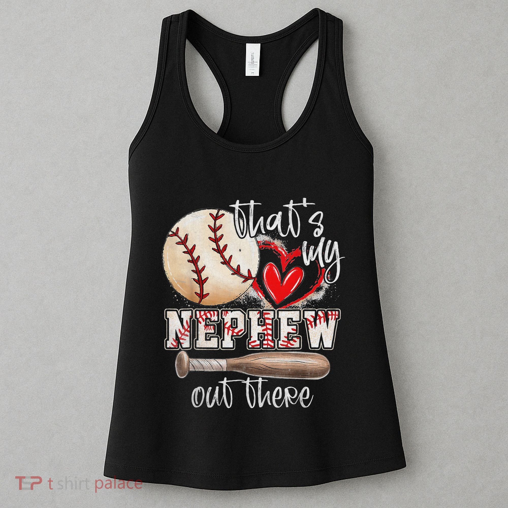 ThatS My Nephew Out There Baseball Aunt Auntie MotherS Day Women's Tank Top