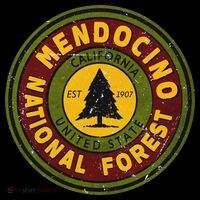 The Mendocino National Forest Button thumb 1