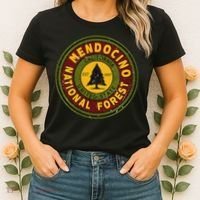The Mendocino National Forest Women's T-Shirt thumb 2