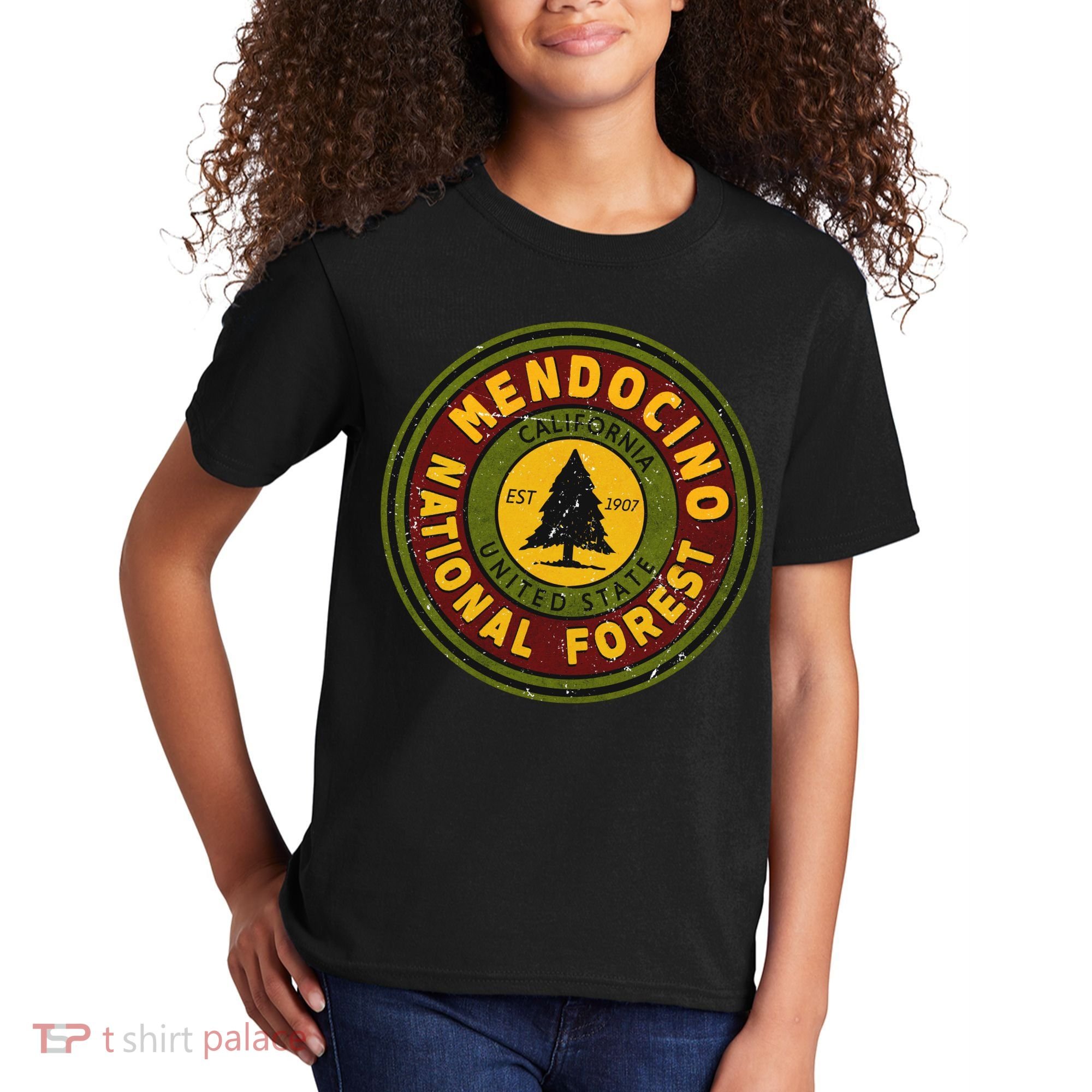 The Mendocino National Forest Kids T-Shirt