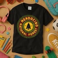 The Mendocino National Forest Kids T-Shirt thumb 3