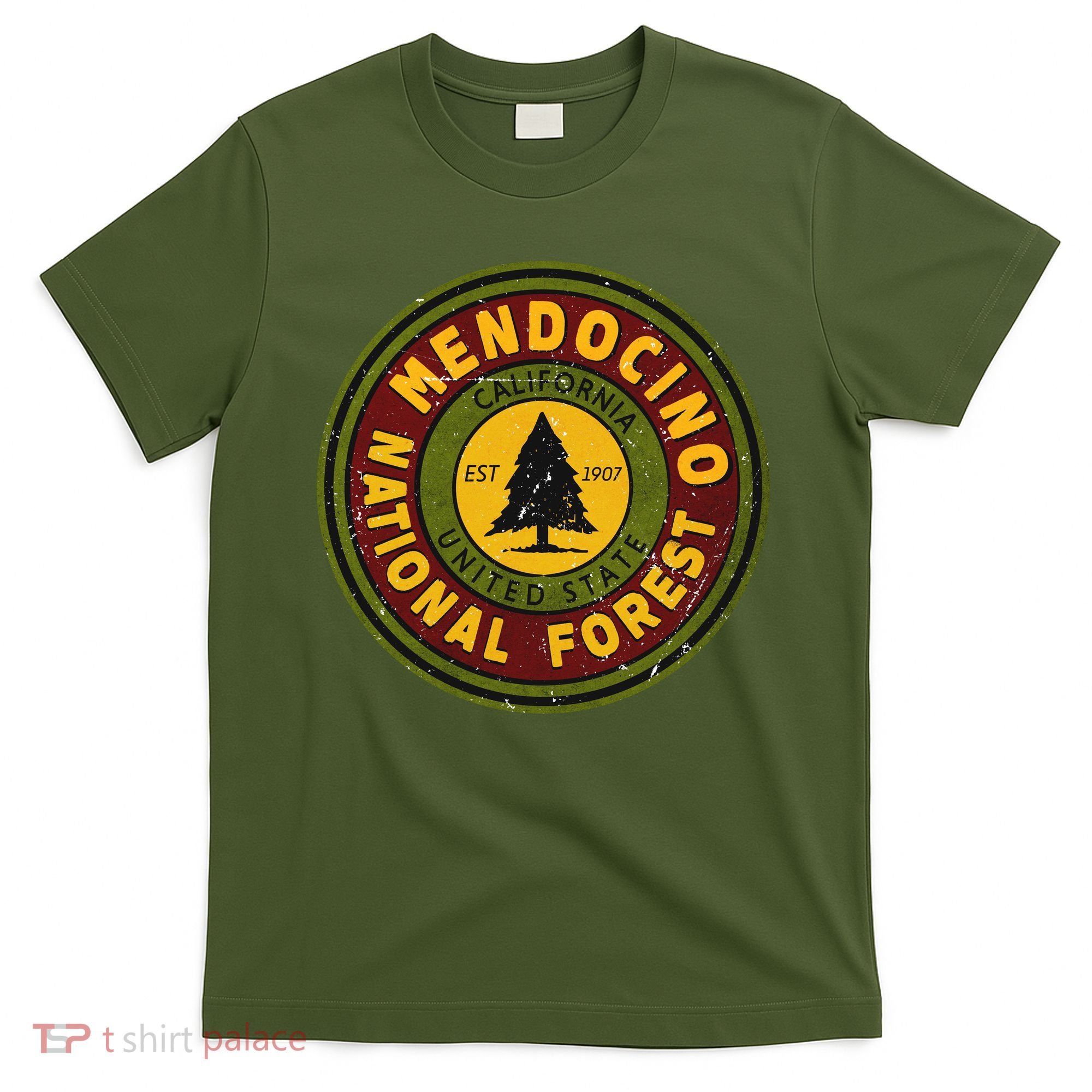 The Mendocino National Forest T-Shirt