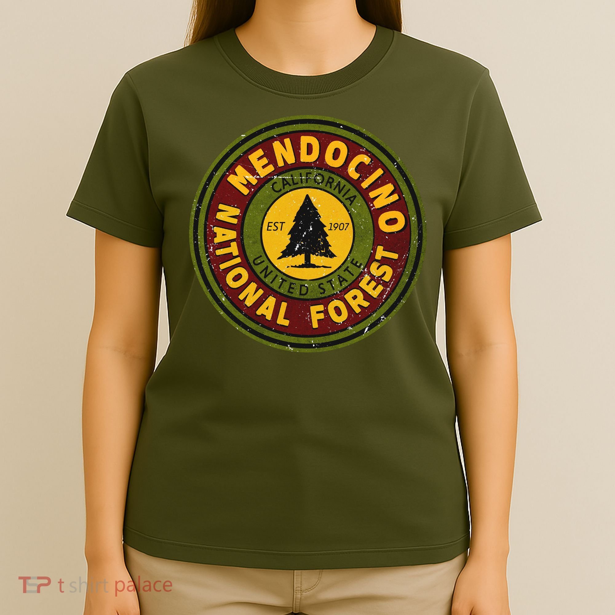 The Mendocino National Forest T-Shirt