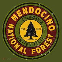 The Mendocino National Forest Mousepad thumb 1