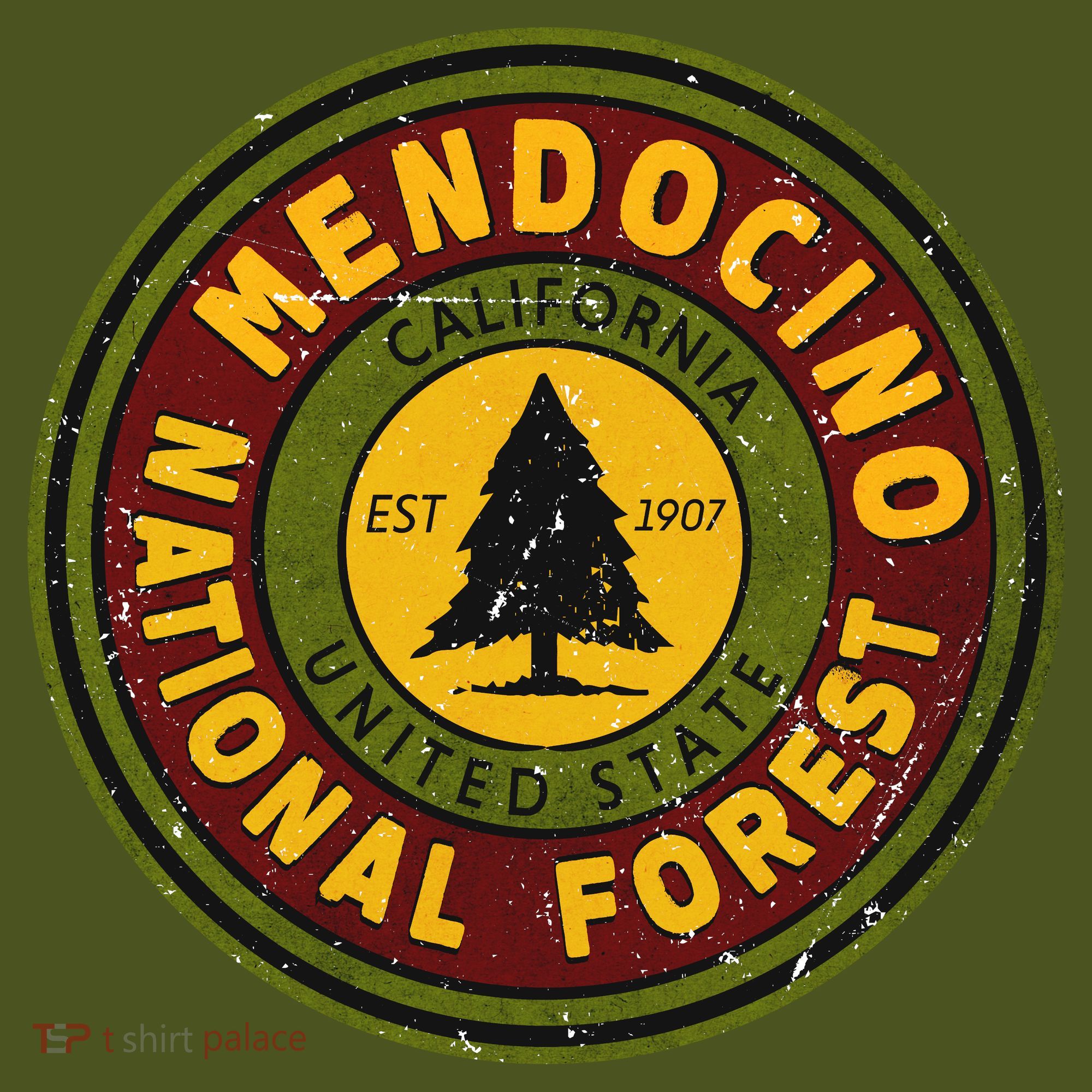 The Mendocino National Forest Mousepad