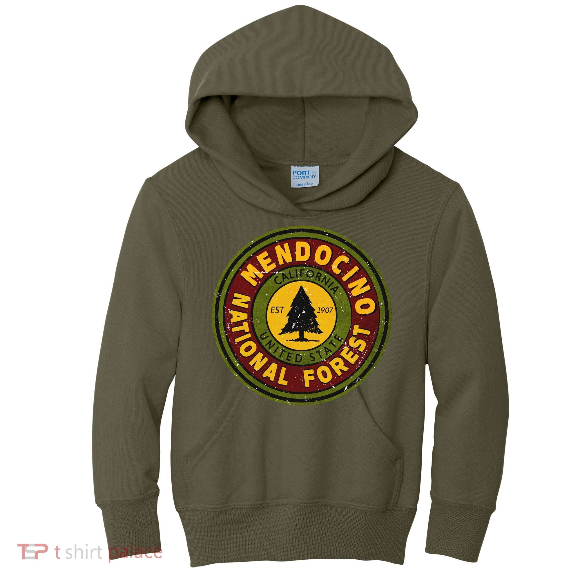 The Mendocino National Forest Kids Hoodie
