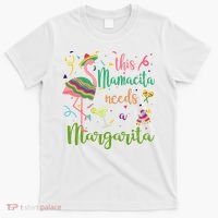 This Mamacita Needs A Margarita Fiesta Flamingo T-Shirt thumb 0