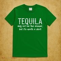 Tequila May Not Be The Answer, But Its Wirth A Shot Cinco De Mayo T-Shirt thumb 5