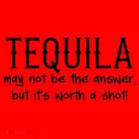 Tequila May Not Be The Answer, But Its Wirth A Shot Cinco De Mayo Santa Hat thumb 1