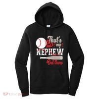 ThatS My Nephew Out There Baseball Aunt Auntie Mothers Day Meaningful Gift Women's Hoodie thumb 0