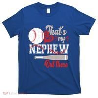 ThatS My Nephew Out There Baseball Aunt Auntie Mothers Day Meaningful Gift T-Shirt thumb 0