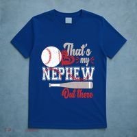 ThatS My Nephew Out There Baseball Aunt Auntie Mothers Day Meaningful Gift T-Shirt thumb 5
