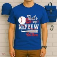 ThatS My Nephew Out There Baseball Aunt Auntie Mothers Day Meaningful Gift T-Shirt thumb 6
