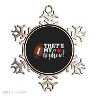 ThatS My Nephew Aunt Biggest Fan Football Game Day Gift Ornament thumb 0