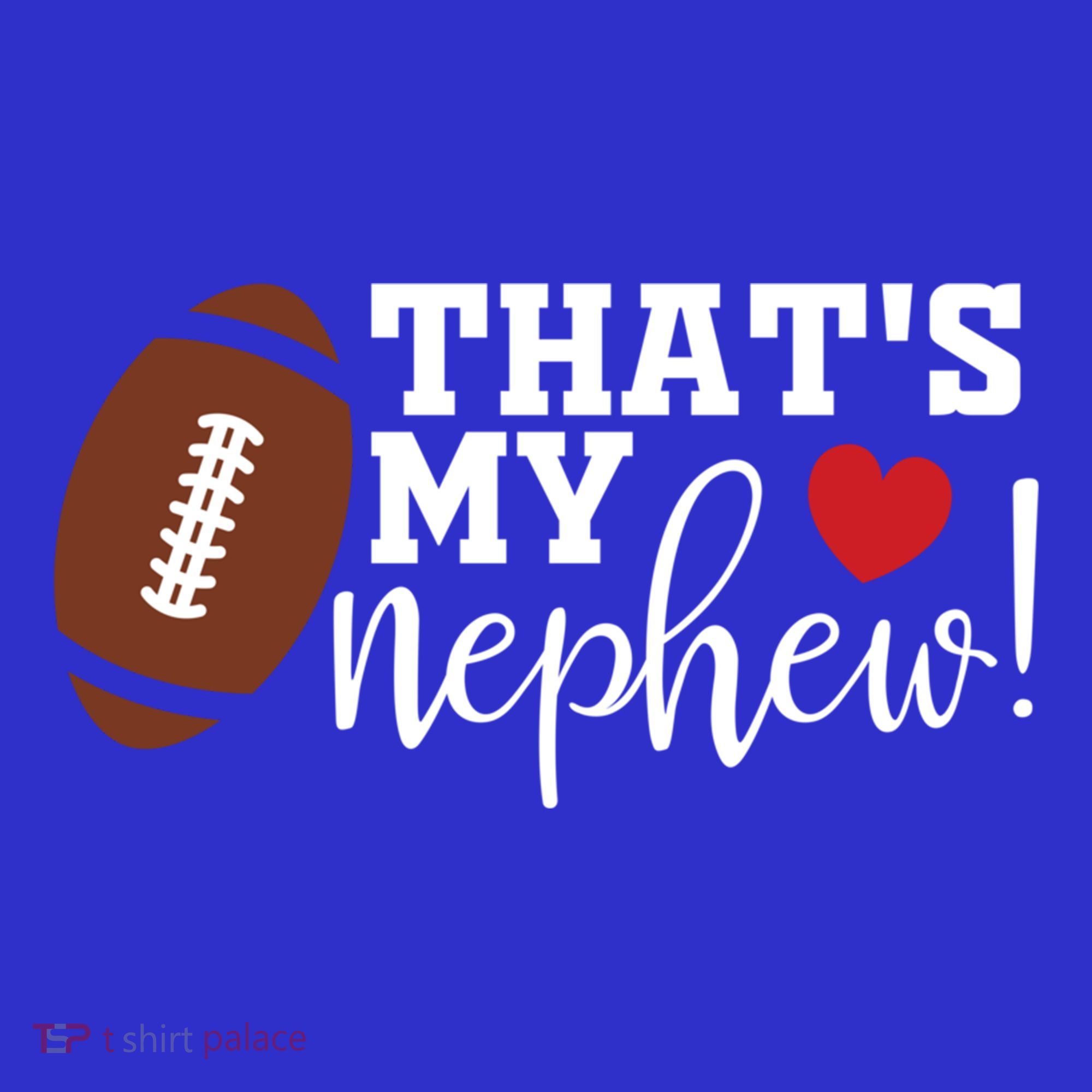 ThatS My Nephew Aunt Biggest Fan Football Game Day Gift Hoodie