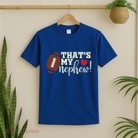 ThatS My Nephew Aunt Biggest Fan Football Game Day Gift T-Shirt thumb 2