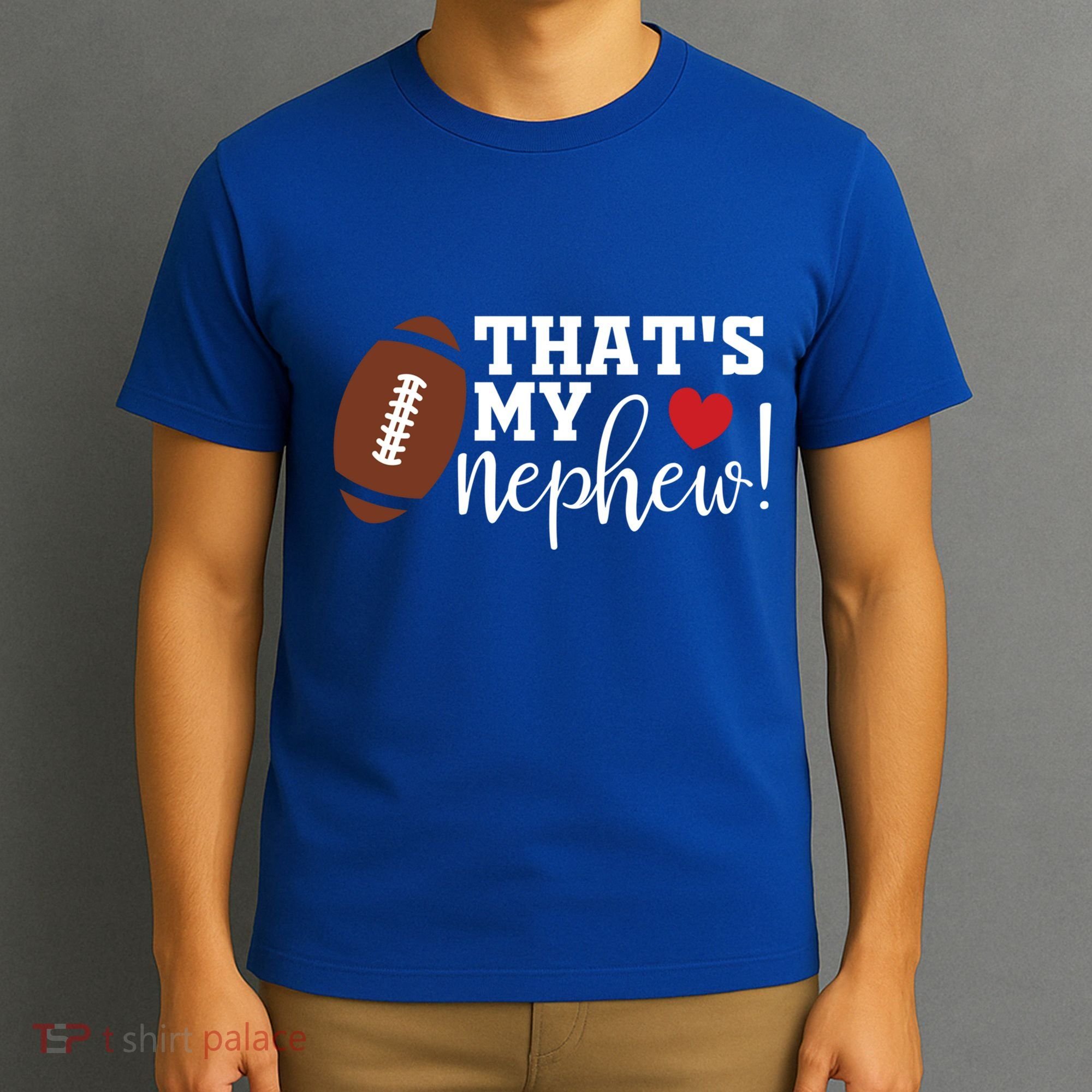 ThatS My Nephew Aunt Biggest Fan Football Game Day Gift T-Shirt