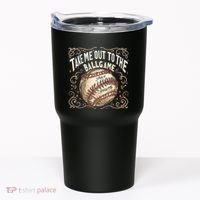 Take Me Out To The Ball Game Baseball Retro Tumbler thumb 0