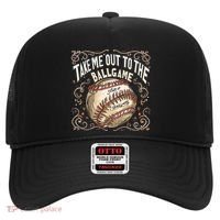 Take Me Out To The Ball Game Baseball Retro Hat thumb 0