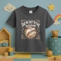 Take Me Out To The Ball Game Baseball Retro Toddler T-Shirt thumb 3