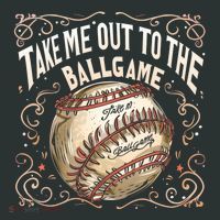 Take Me Out To The Ball Game Baseball Retro Kids T-Shirt thumb 4