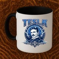 Tesla Master Of Lightning Coffee Mug thumb 2