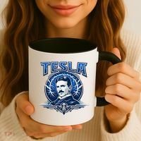 Tesla Master Of Lightning Coffee Mug thumb 3
