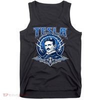 Tesla Master Of Lightning Tank Top thumb 0