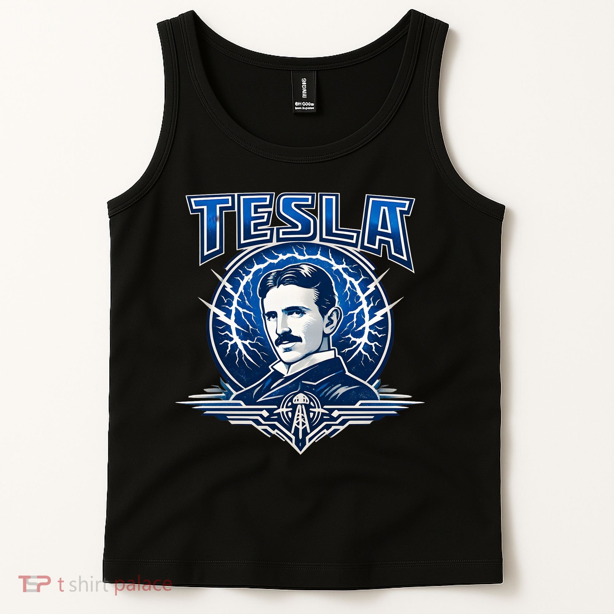 Tesla Master Of Lightning Tank Top