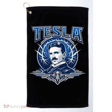 Tesla Master Of Lightning Golf Towel