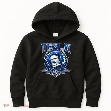 Tesla Master Of Lightning Kids Hoodie