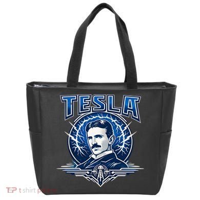 Tesla Master Of Lightning Tote Bag