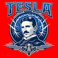 Tesla Master Of Lightning Santa Hat thumb 1
