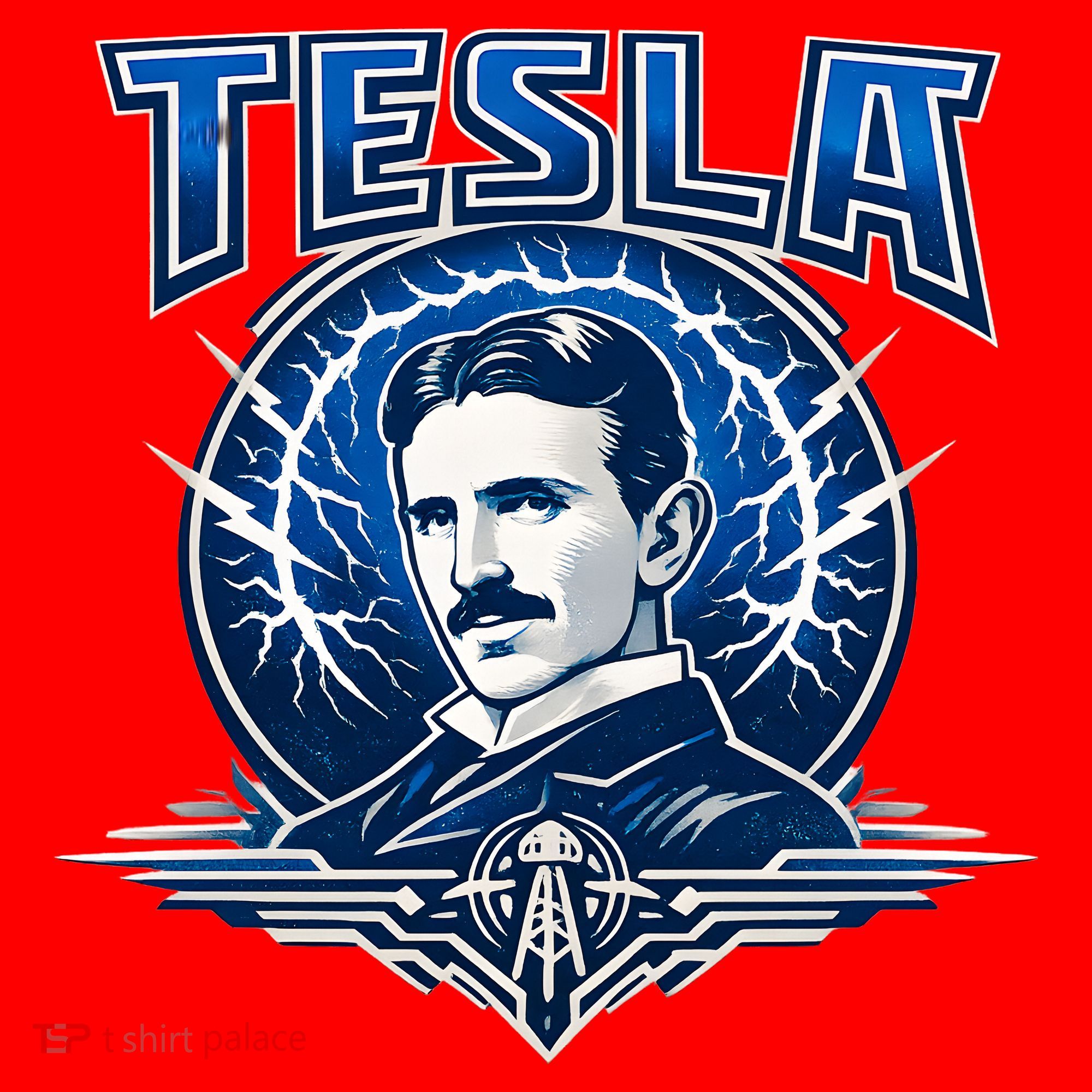 Tesla Master Of Lightning Santa Hat
