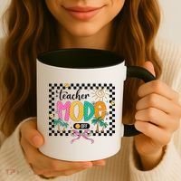 Teacher Mode Off End Of The Year Hello Summer Coffee Mug thumb 3