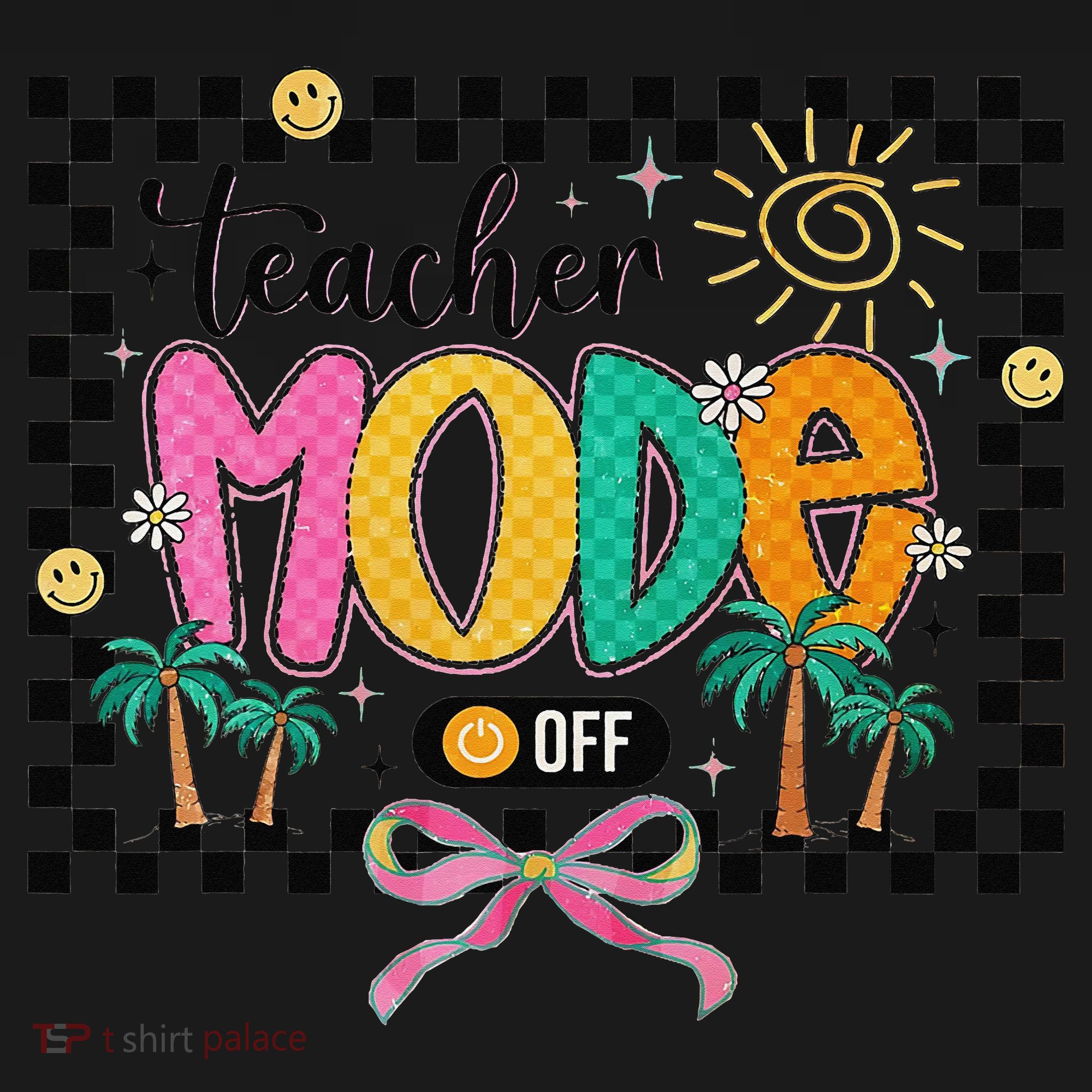 Teacher Mode Off End Of The Year Hello Summer Women's Tank Top