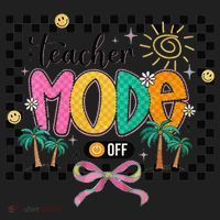 Teacher Mode Off End Of The Year Hello Summer Hat thumb 2